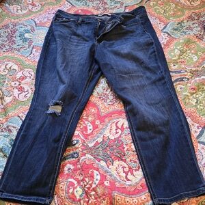 KanCan Midnight Blue Straight Leg Jeans